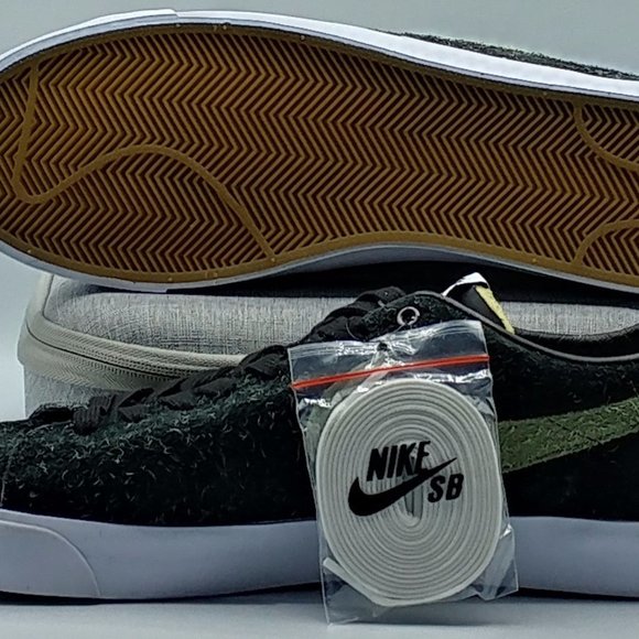 Nike SB Stussy Blazer Low QS Palm Green Size 14 - Picture 4 of 8